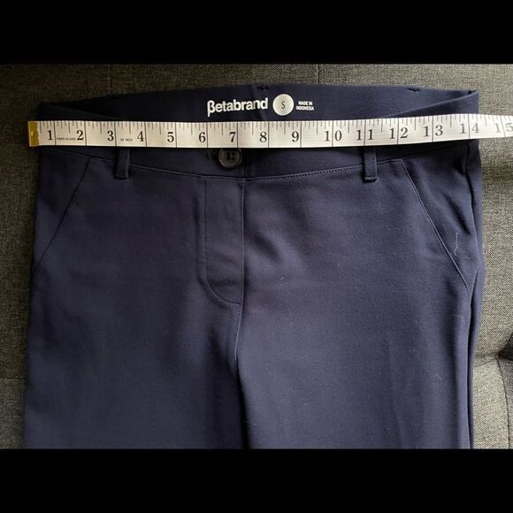 BATABRAND navy skinny pants size small - Picture 5 of 8
